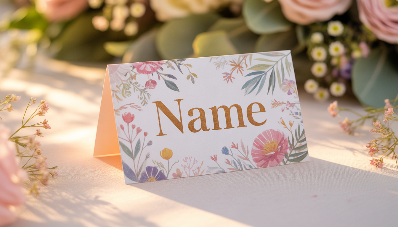 How to Write Wedding Place Cards (With Examples)