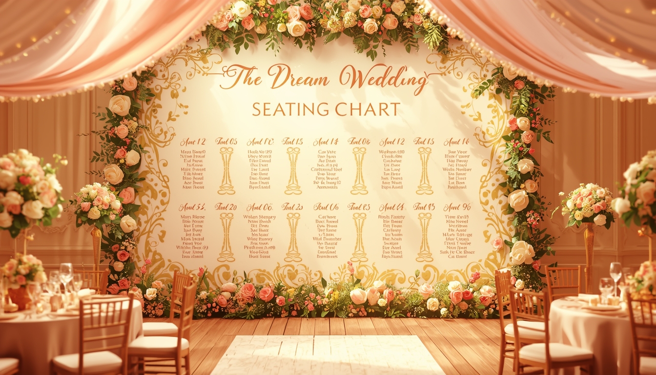 How to Create a Wedding Seating Chart: A Complete Step-by-Step Guide
