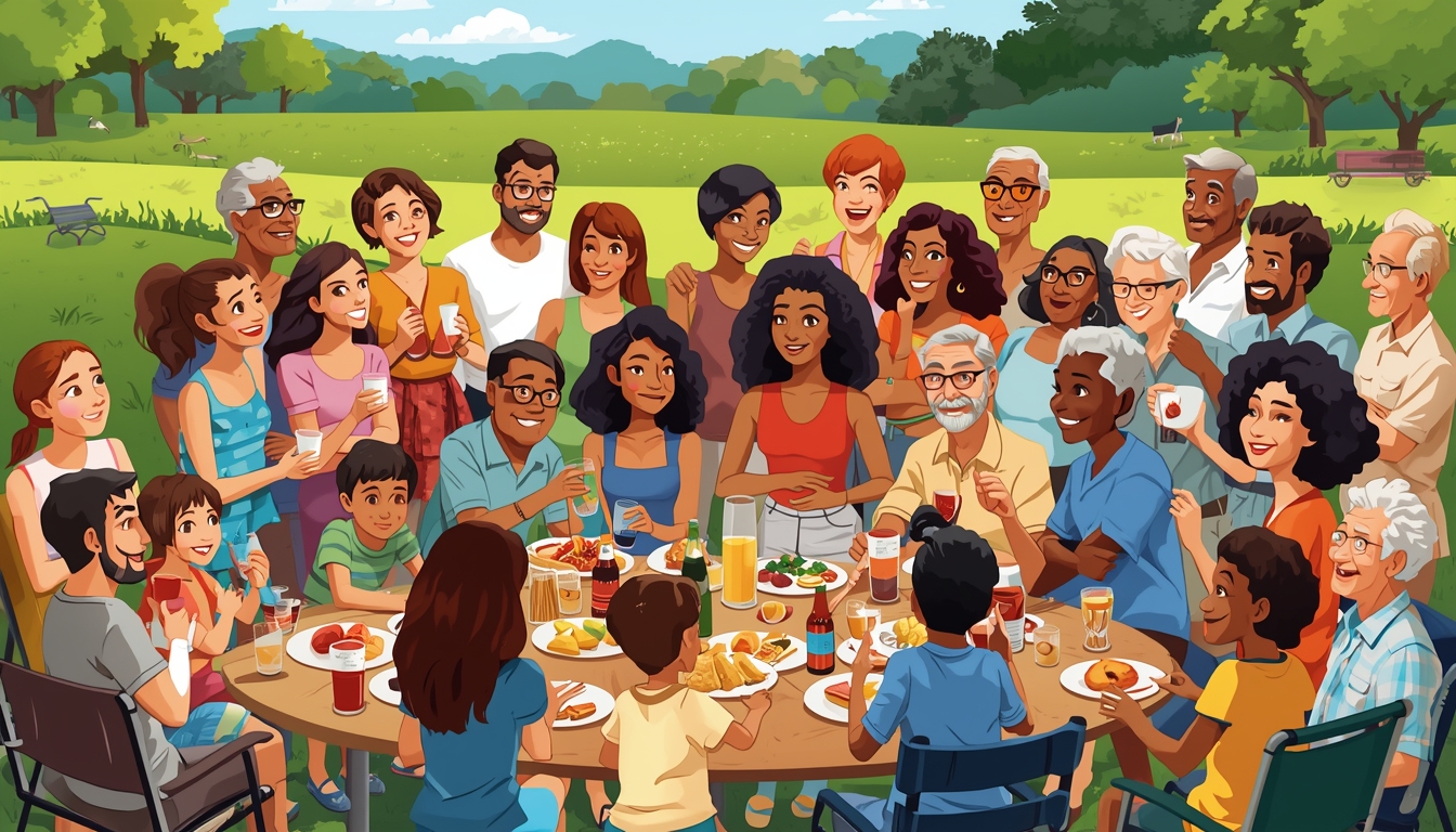 How to Plan Seating for a Large Family Reunion