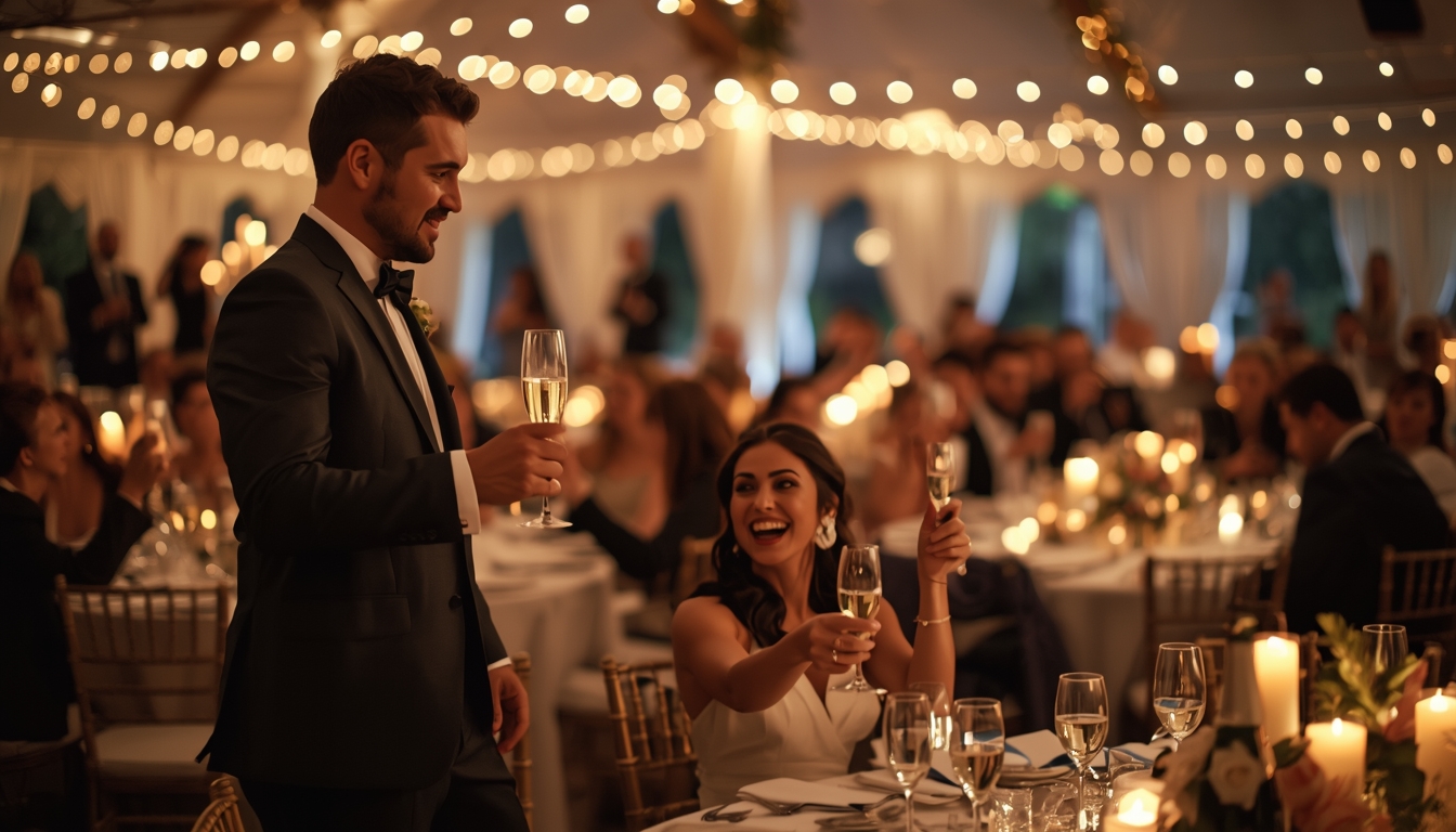How Long Should Wedding Toasts Be?