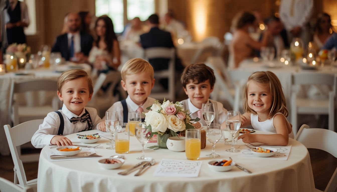 Should Kids Have Their Own Table at a Wedding?