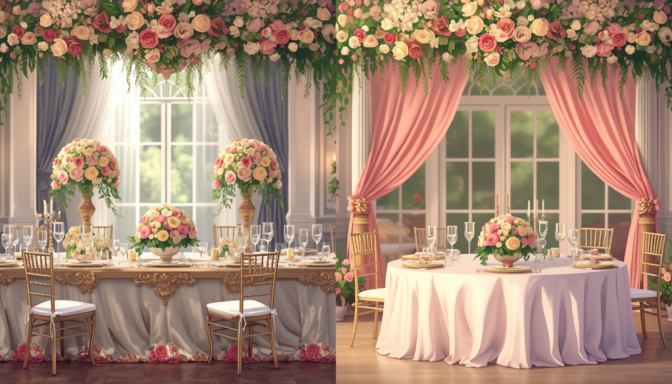 Table layout vs a sweetheart table